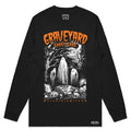 Graveyard Gang Long Sleeve Tee - Orange