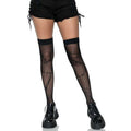 Stitched Up Fishnet Thigh Highs