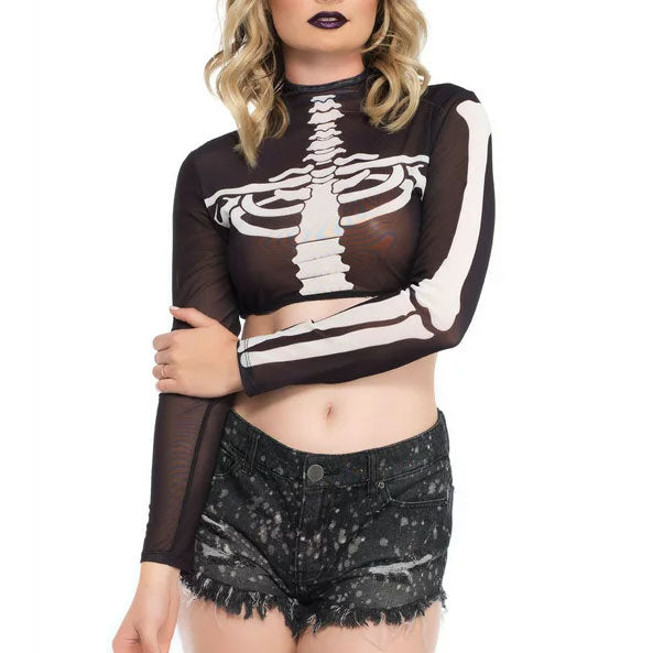 Bones Killer Mesh Crop