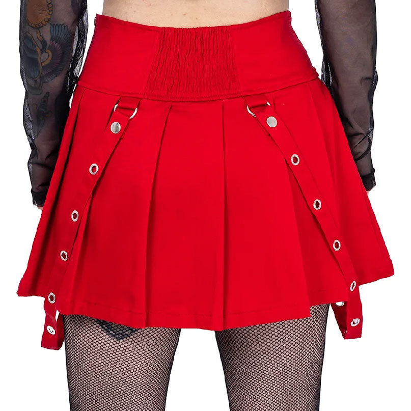 Rebellious Ravenous Red Skirt