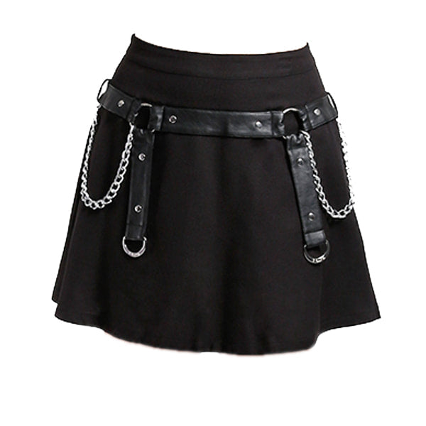 Harnessed Blackest Skirt