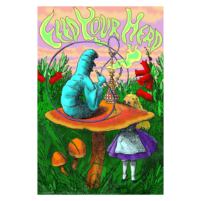 JEFFERSON AIRPLANE Feed Your Head Alice Blacklight Poster 205