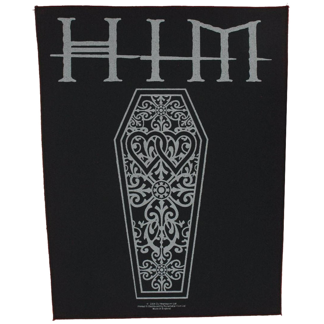 HIM Coffin Back Patch