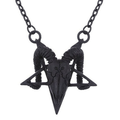 Ram Skull Arsenic Pentagram Necklace