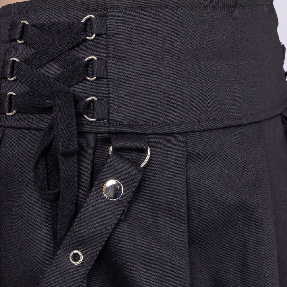 Rebellious Deathly Black Skirt