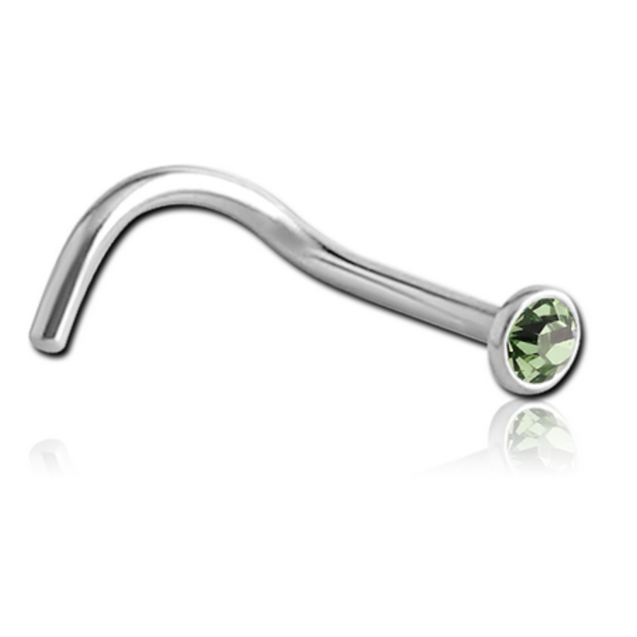 Nose Stud - Green