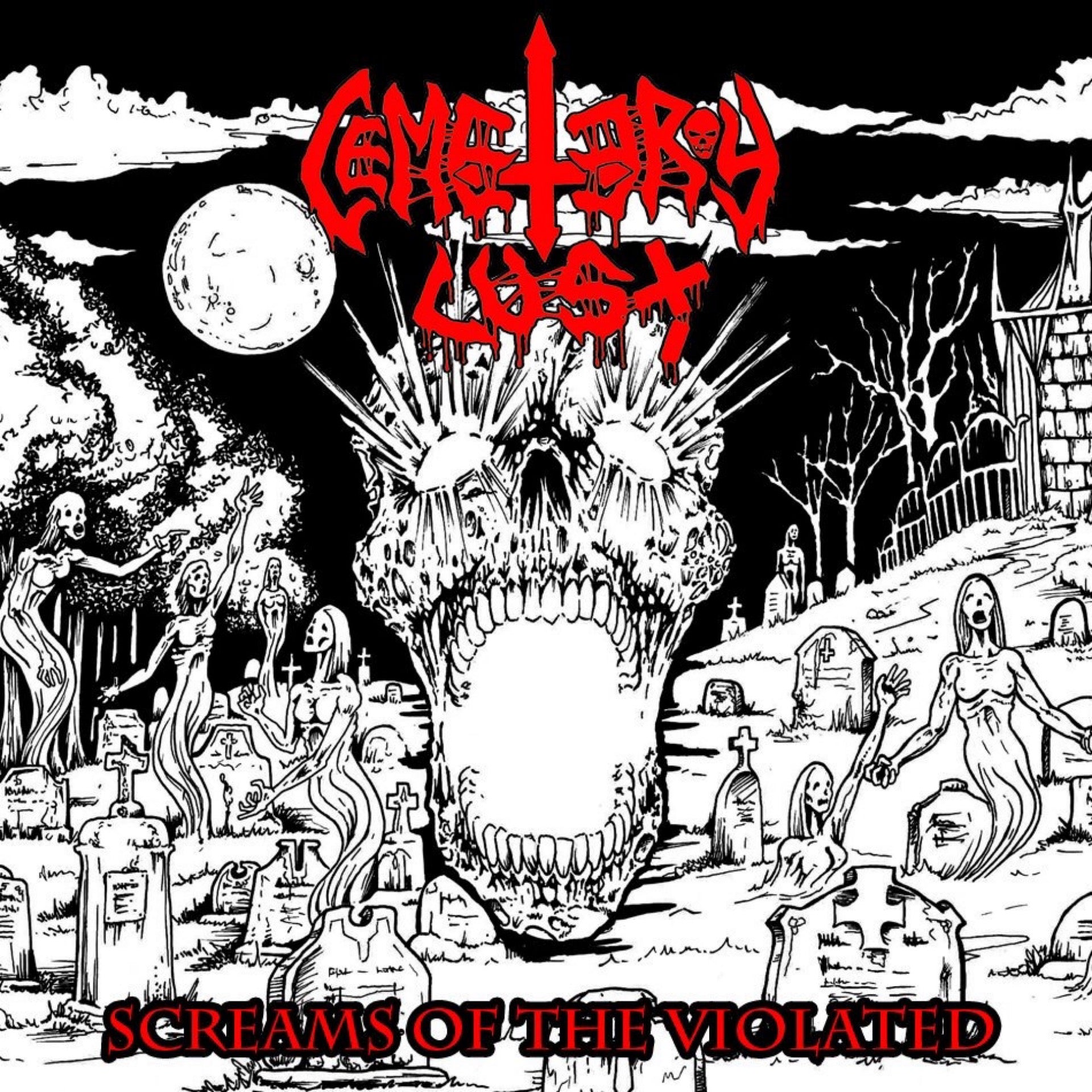 CEMETERY LUST Screams Of The Violated Coloured Vinyl (2012)