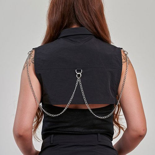 Chained for Chaos Harness Crop Top