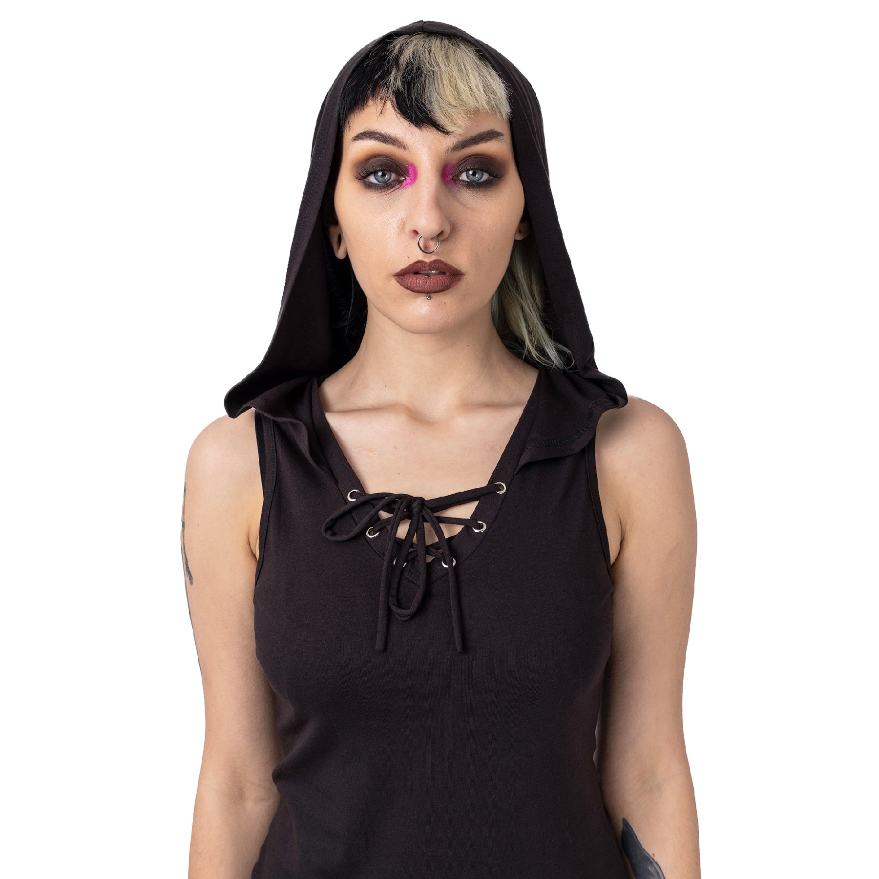 Cynthia Hooded Maxi Dress