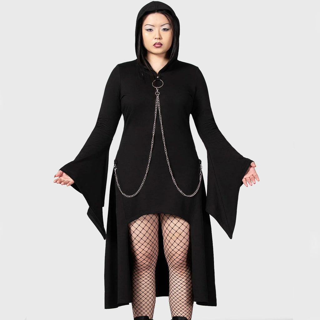 Malice in Chains Longline Hooded Cloak