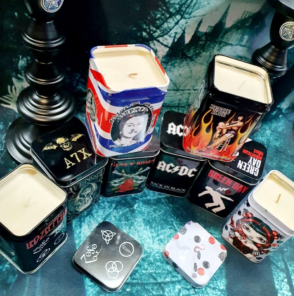 AVENGED SEVENFOLD (A7X) Soy Wax Tin Candle