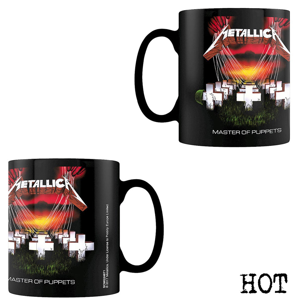 METALLICA Master of Puppets Heat Change Mug