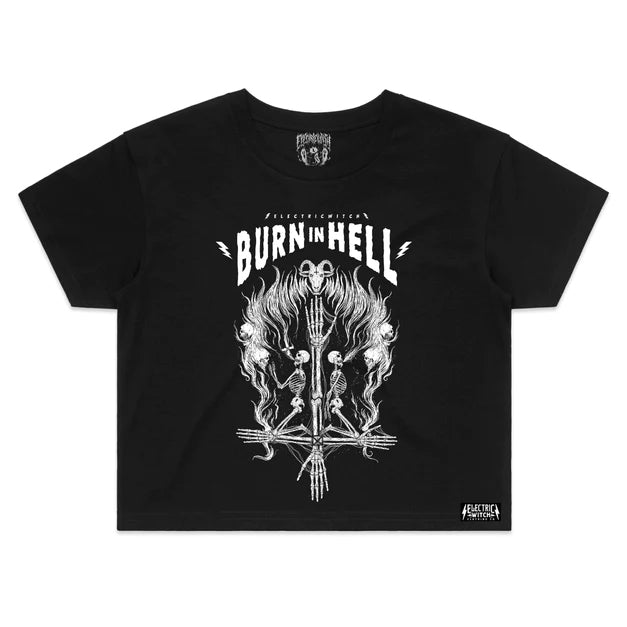 Burn In Hell Crop Top