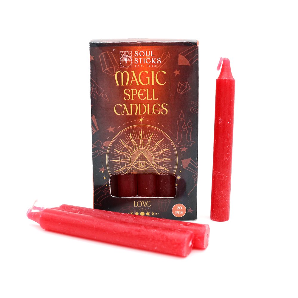 Spell Ritual Mini Candles - 20pk Love: Red