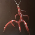 Vena Cava Necklace Silver & Leather
