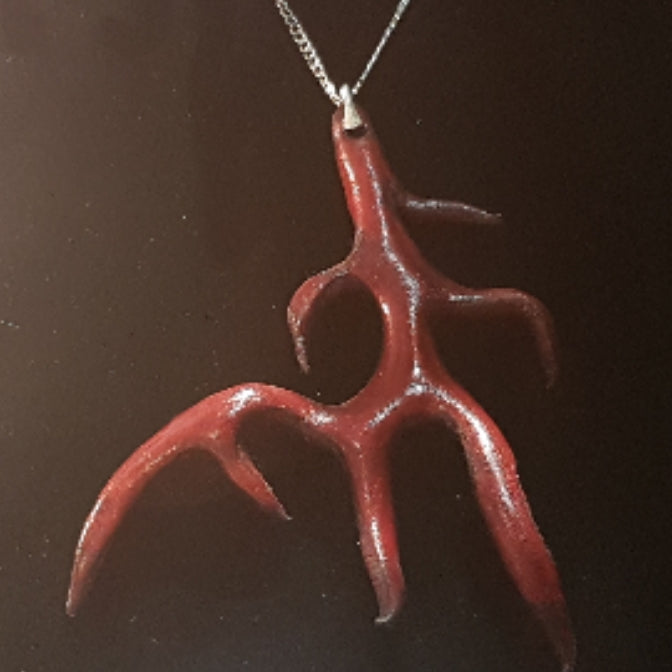 Vena Cava Necklace Silver & Leather