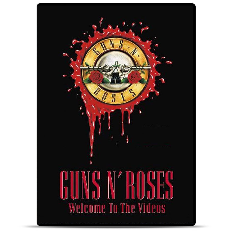 GUNS N' ROSES Welcome To The Videos (Signed) DVD 1998