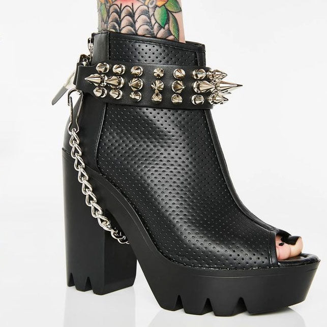 Psychosis Leather Bootstraps