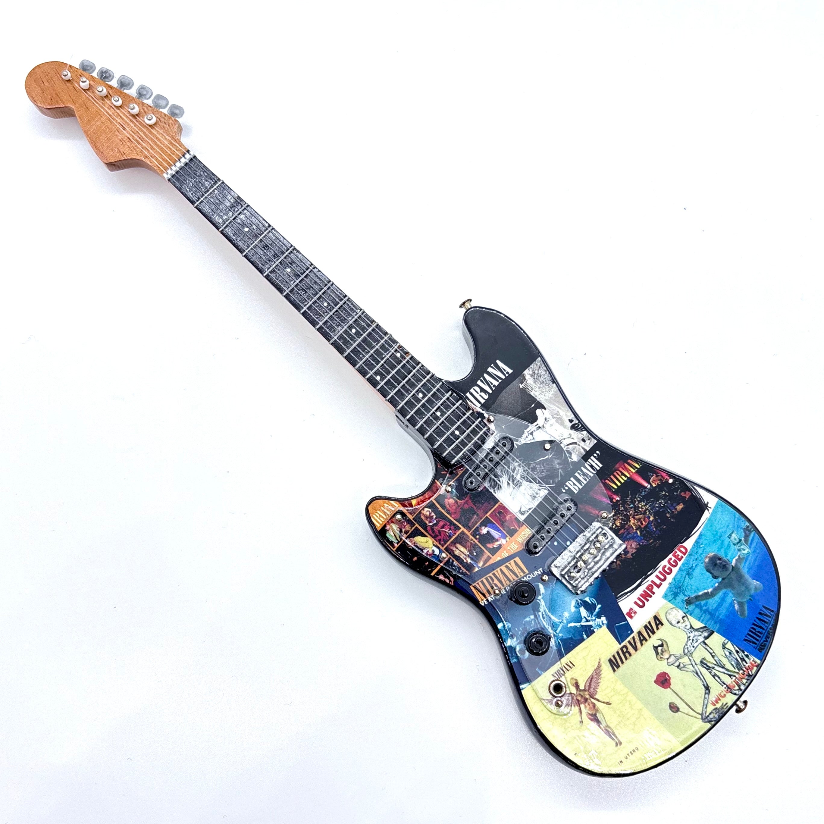 Nirvana Discography Mini Replica Guitar