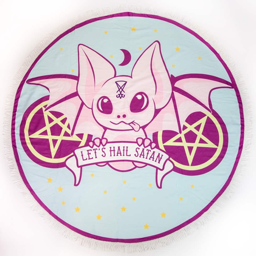 Pigbat Round Towel