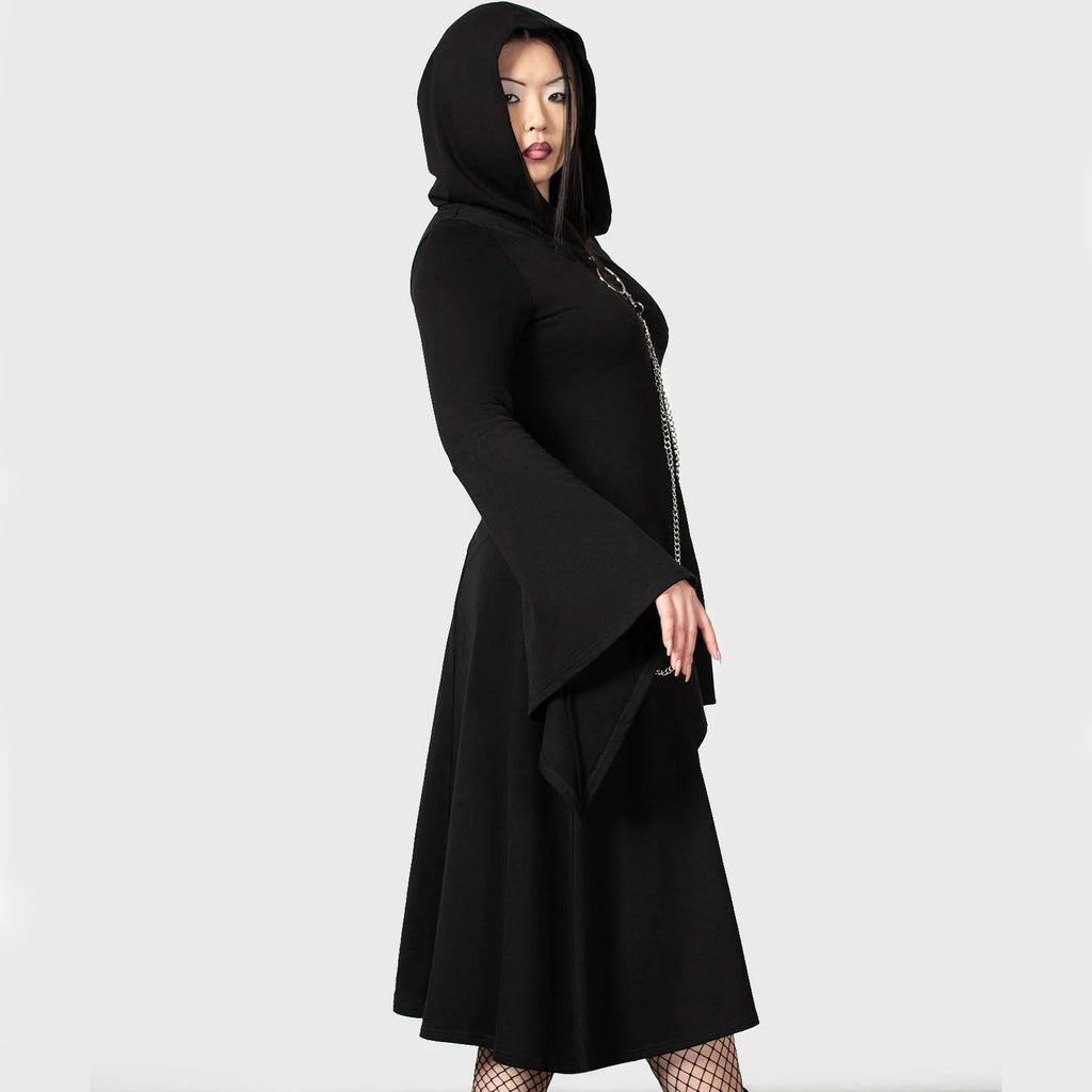 Malice in Chains Longline Hooded Cloak