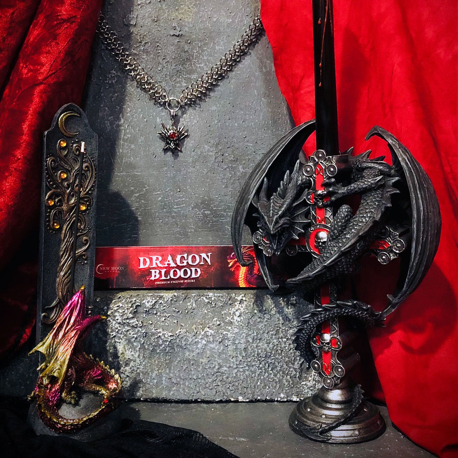 Regal Prophet Dragon Incense Holder
