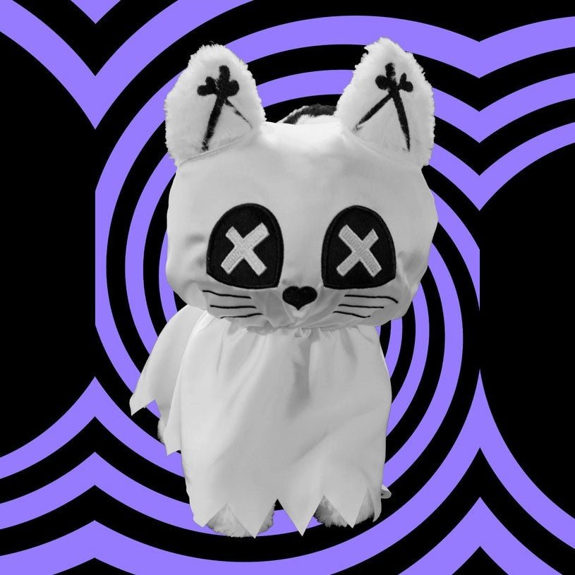 Ghost Kitty Plush Toy