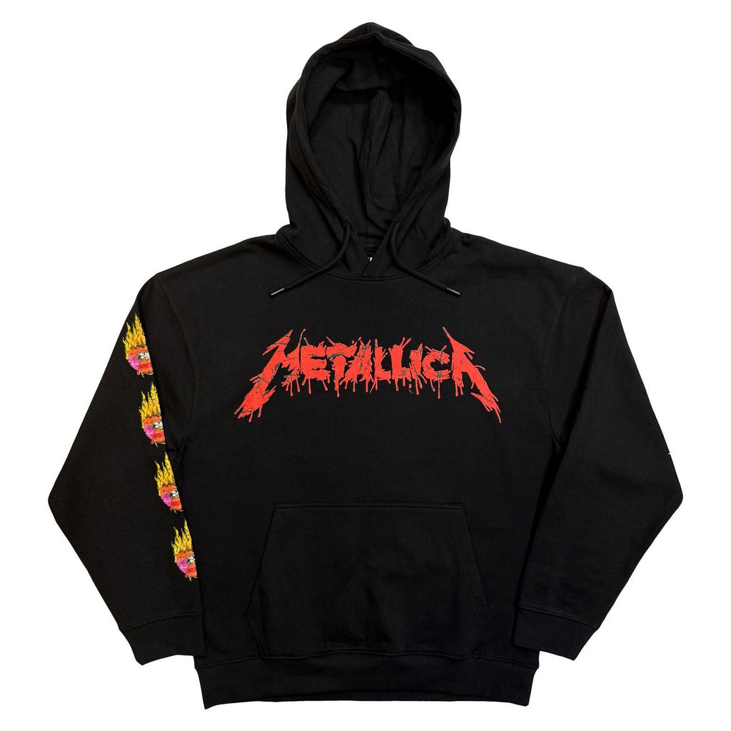 METALLICA Burning Flower Hood