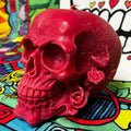 Skull Soy Wax Candle - Dragons Blood