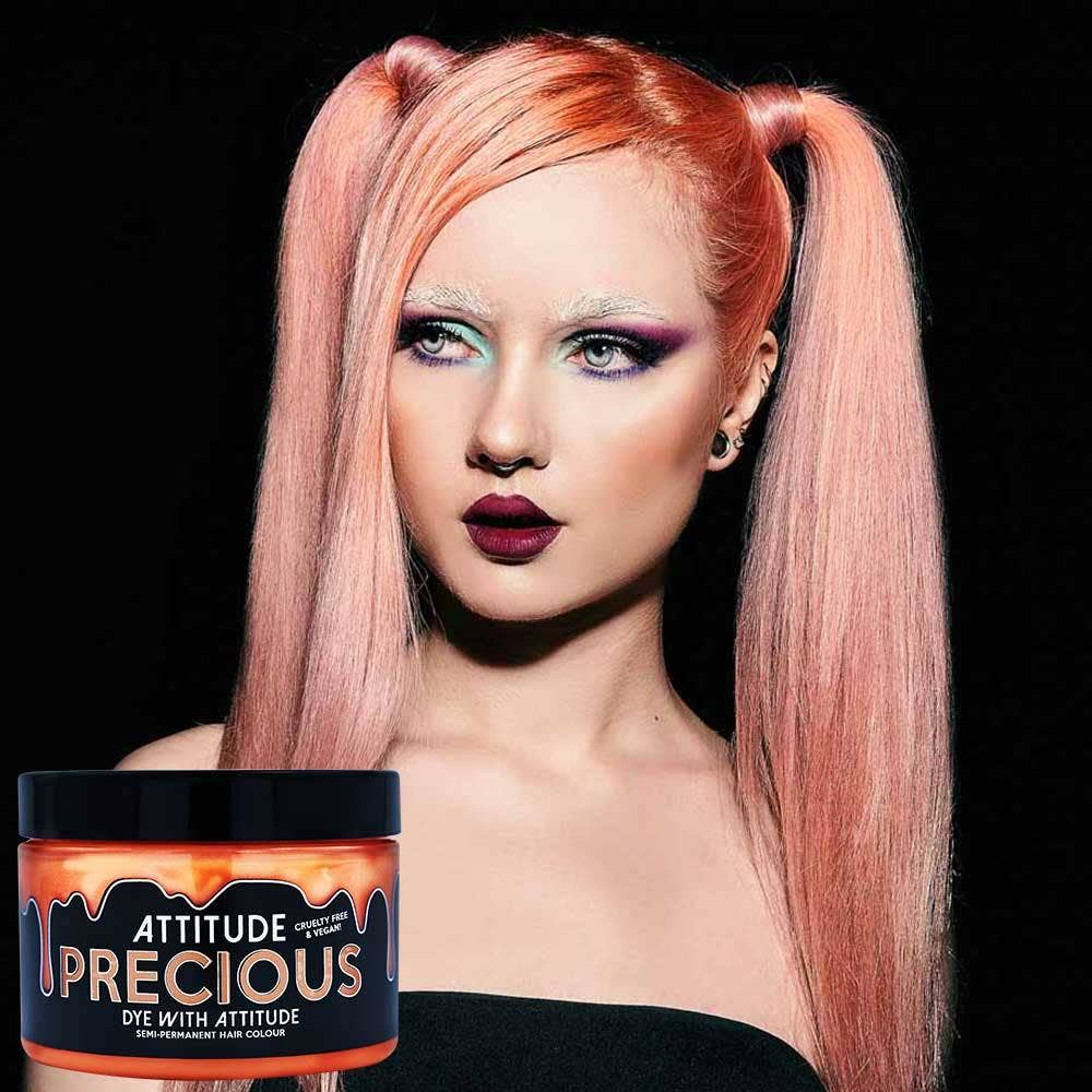 Precious Pastel Peach Attitude Hair Dye