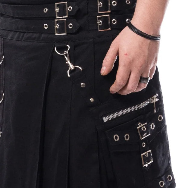 Utility Kilt Black