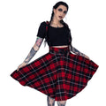 Seneca Red Tartan Full Skirt