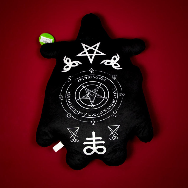 Baphomet Black Cushion