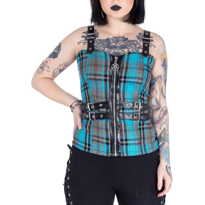Calliope Tartan Top