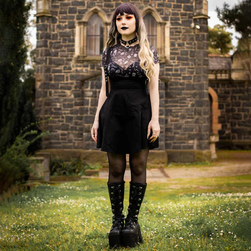 Crypt Suspender Skirt