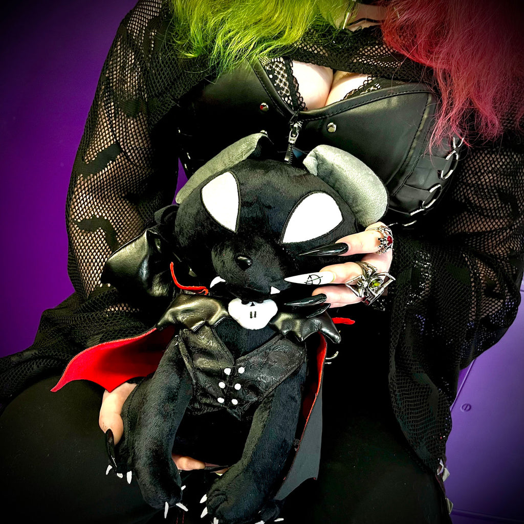 Vampire Kitty Plush Toy