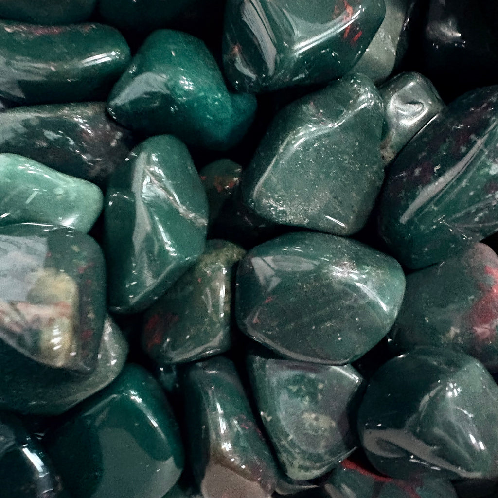Bloodstone Tumbled Gemstone Single Stone