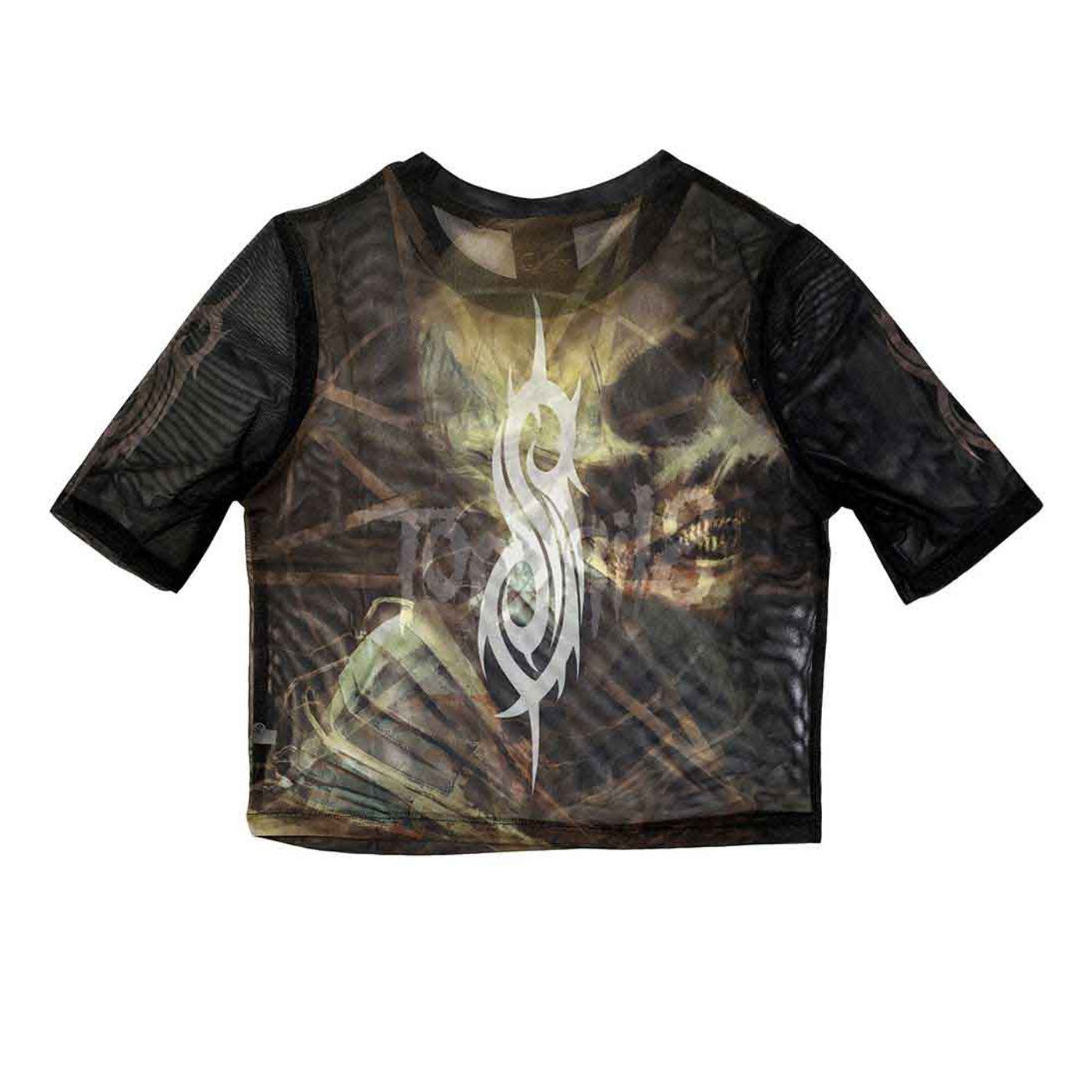 SLIPKNOT Mesh Crop Top