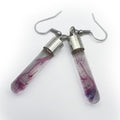 Fish Earrings Diaphonised Wet Specimens