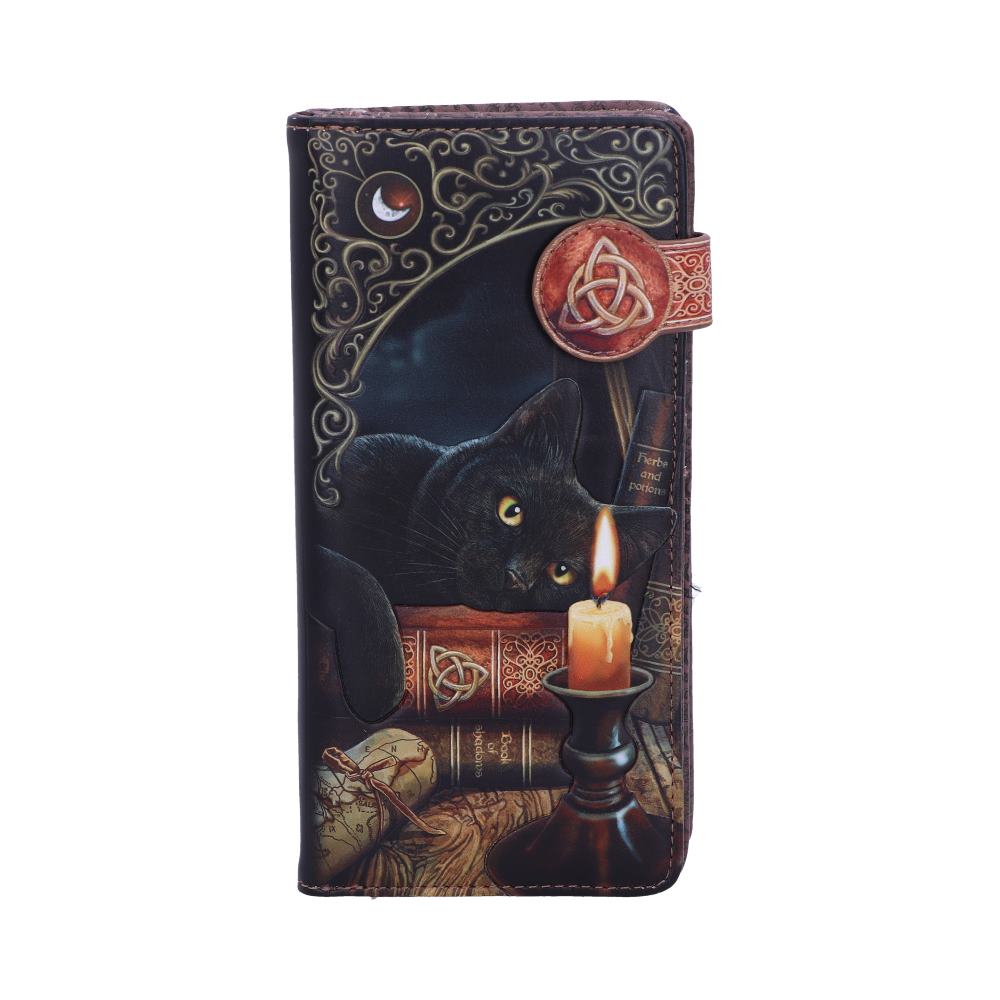 Witching Hour Black Cat Embossed Wallet