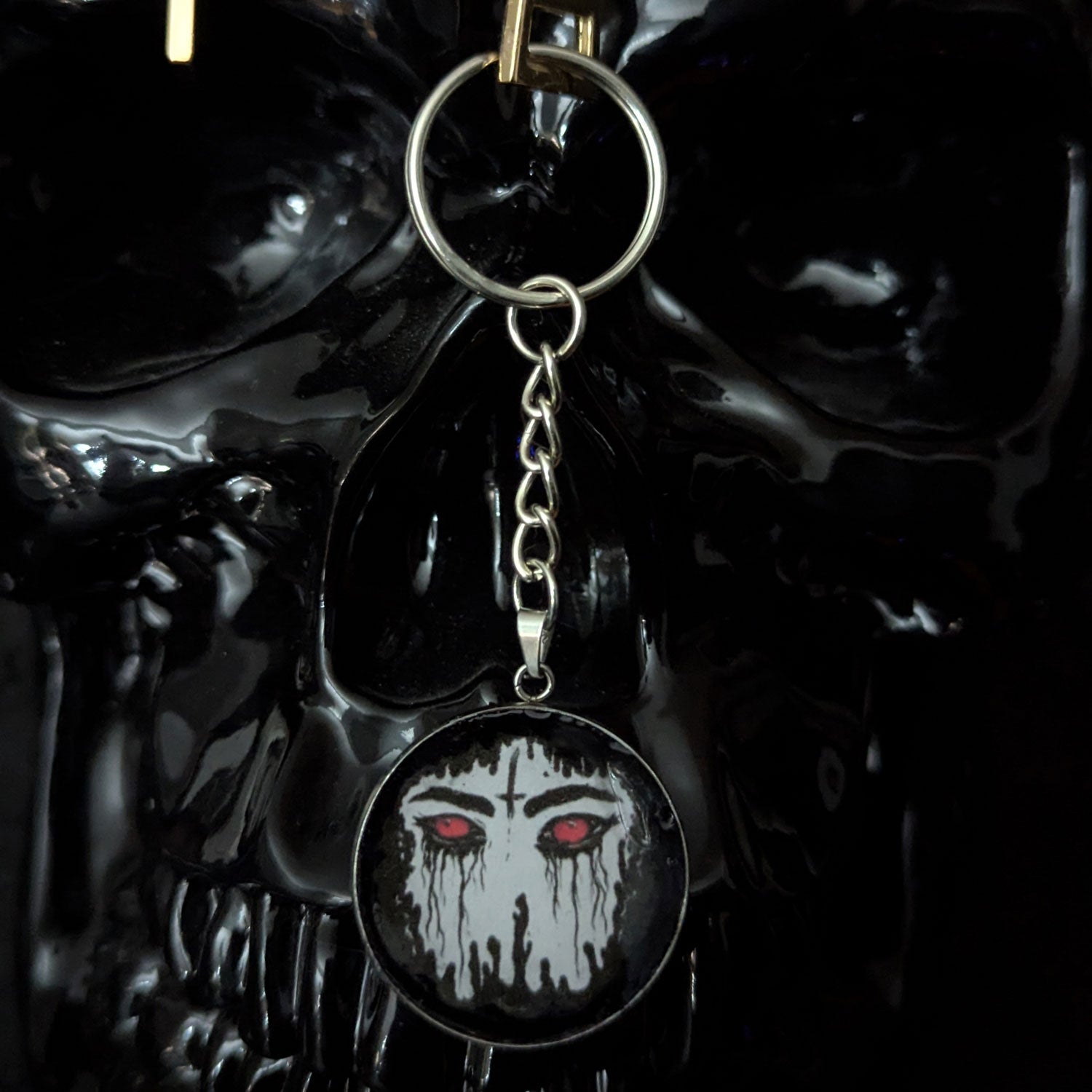 Devil Inside Keyring
