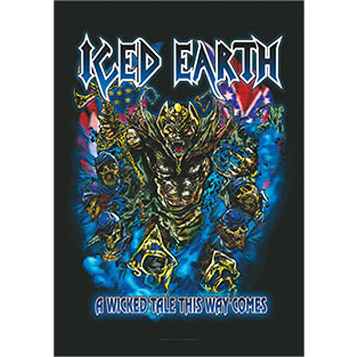 ICED EARTH A Wicked Tale Wall Flag