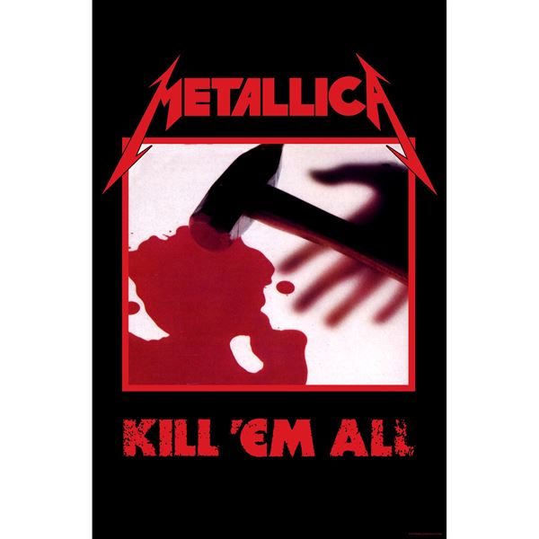 METALLICA Kill 'em All Wall Flag