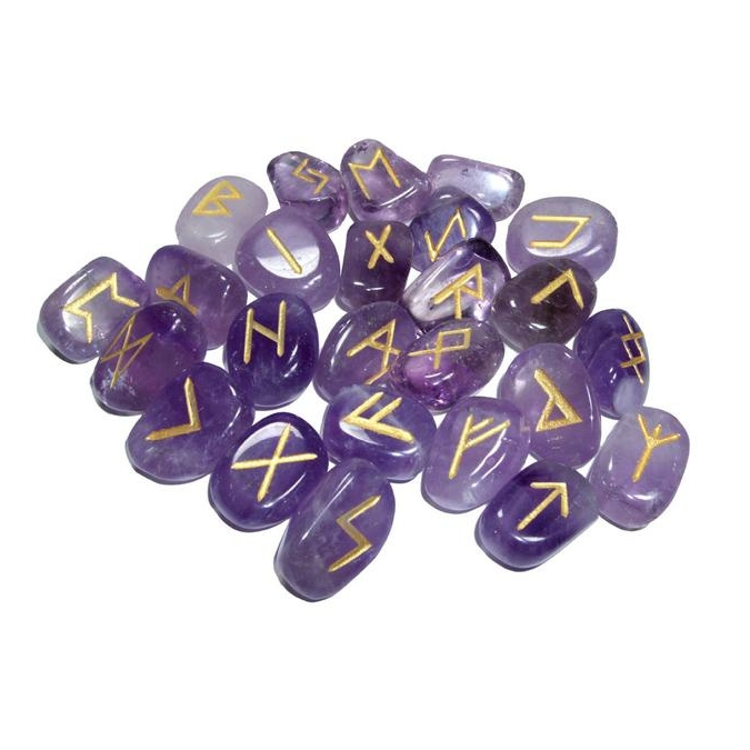 Rune Stone Set - White Onyx Stone