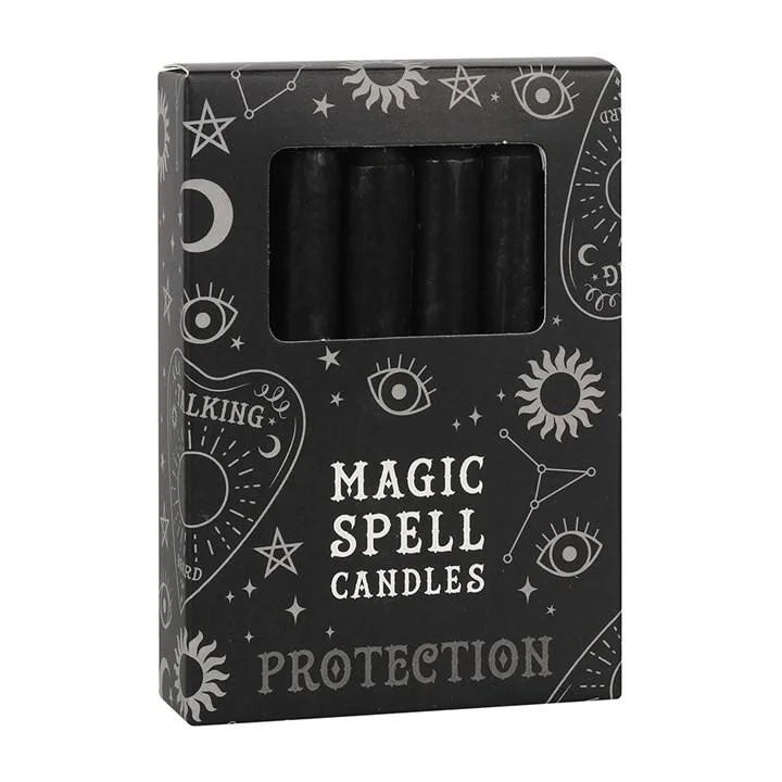 Spell Mini Candles 12pk - Black
