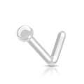 Piercing Retainer - L-Shape Nose Stud