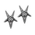 Alchemy Baphomet Stud Earrings