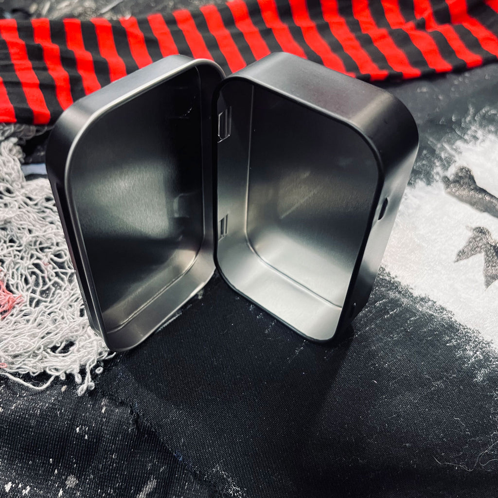 Coffin Cadaver Skull Trinket Tin