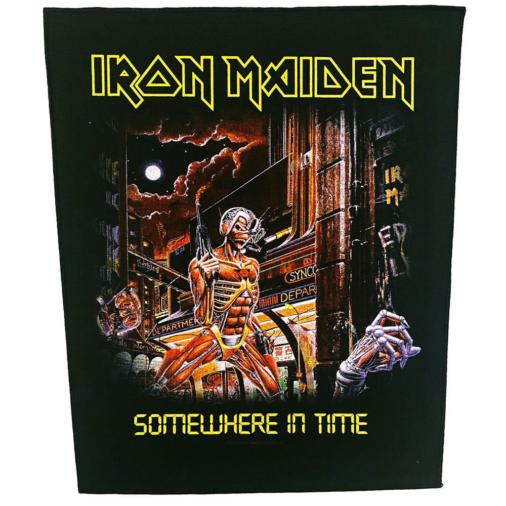 IRON MAIDEN Somewhere in Time Back Patch