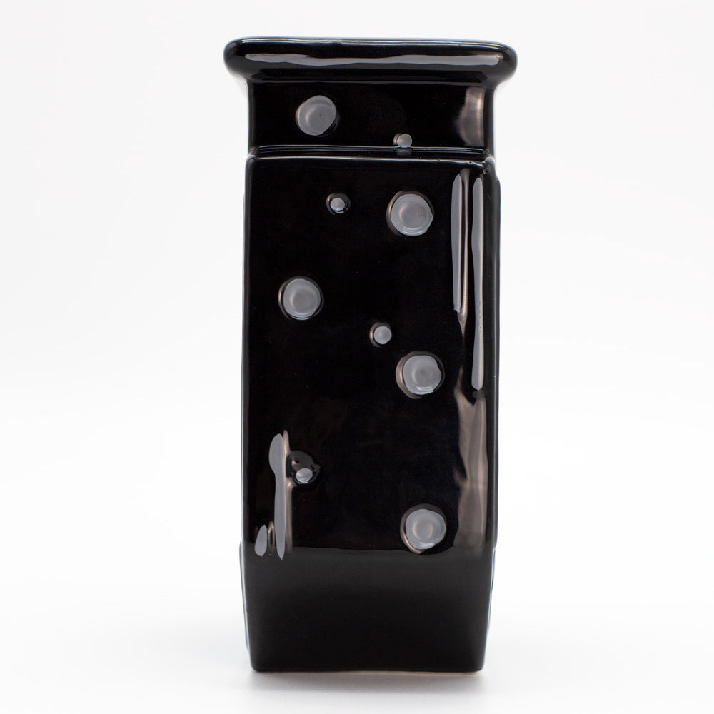 Poison Black Ceramic Vase